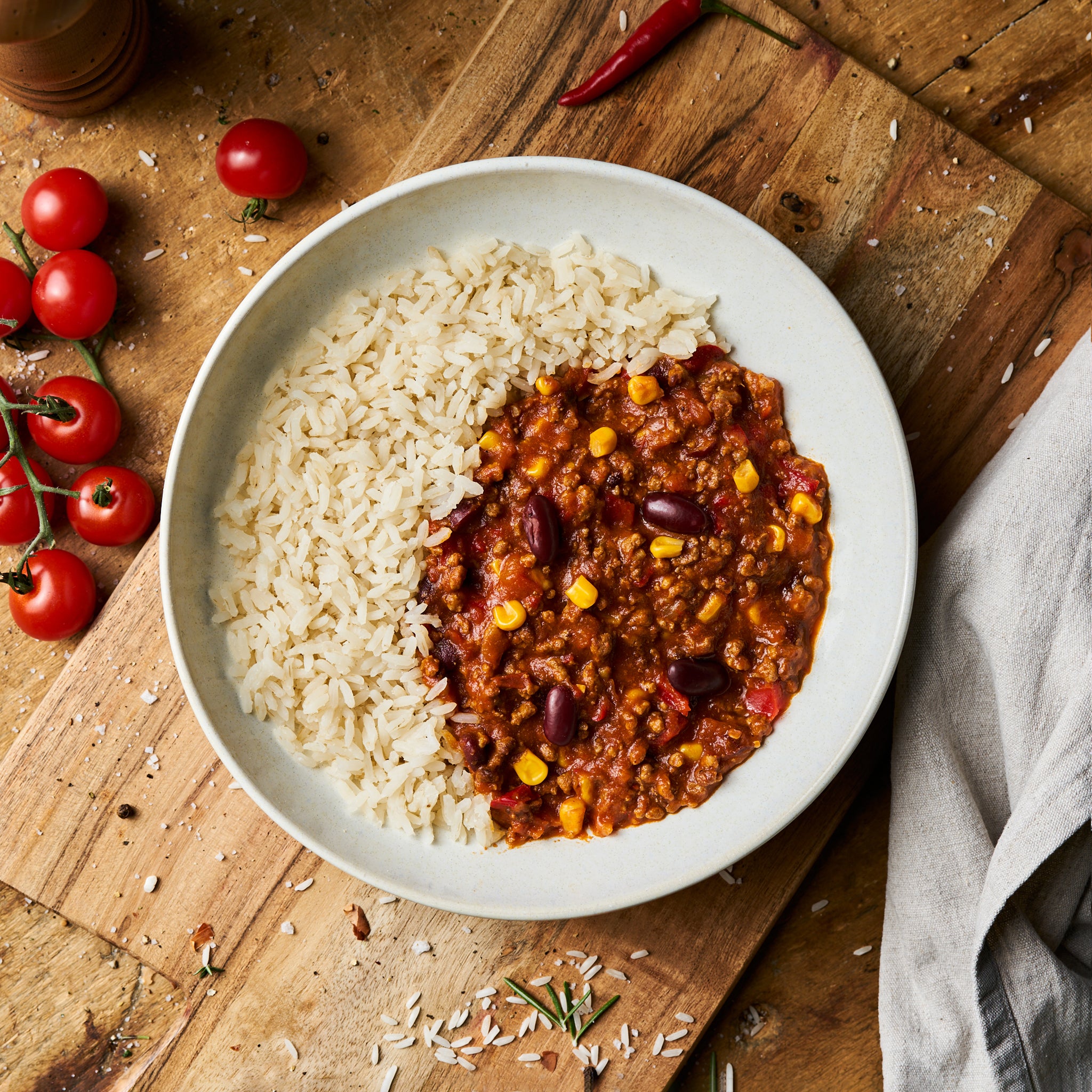 Chili-con-Carne-Langkornreis
